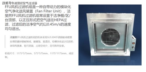潔斐然 ffu風機過濾單元 生產廠家 動力 產品